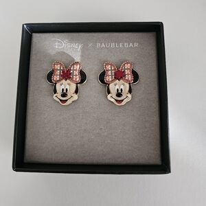 Bauble Bar Minnie Mouse Earrings